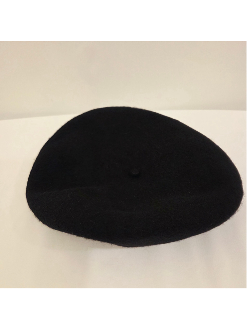 Women's Nordstrom Rack Black Wool Blend Beret One size
